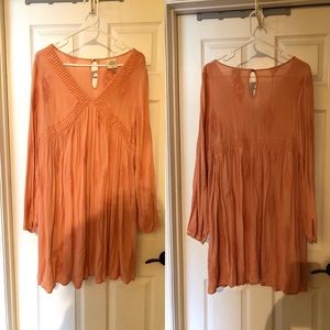 Coral V-Neck Mini w/Keyhole Back - Medium